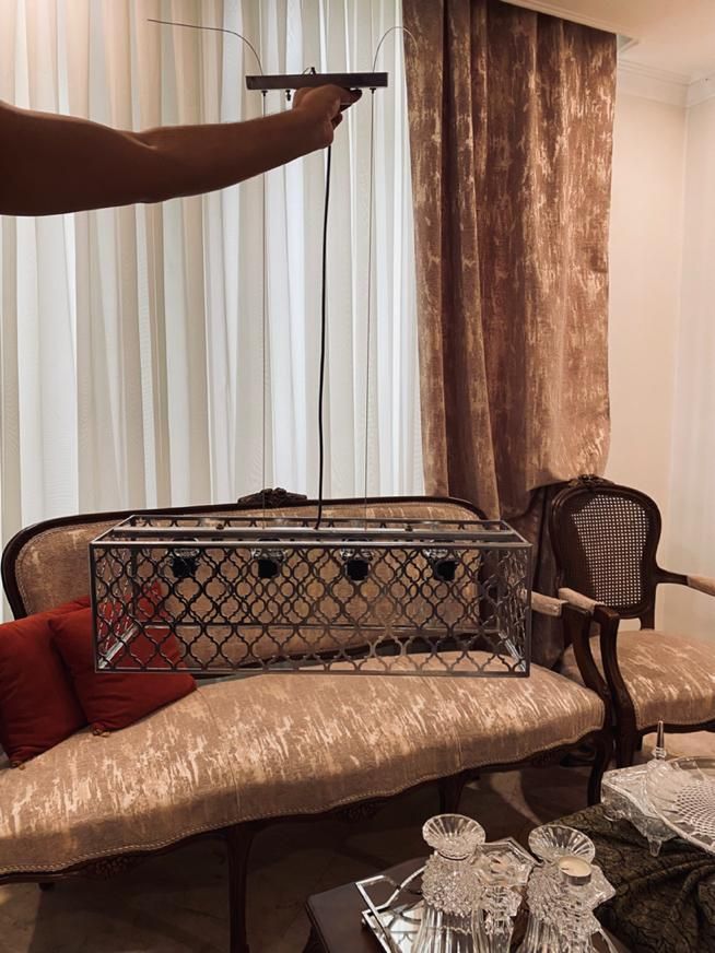 لوستر خطی چهار شعله، لوستر تک شعله|لوستر و چراغ آویز|تهران, ونک|دیوار