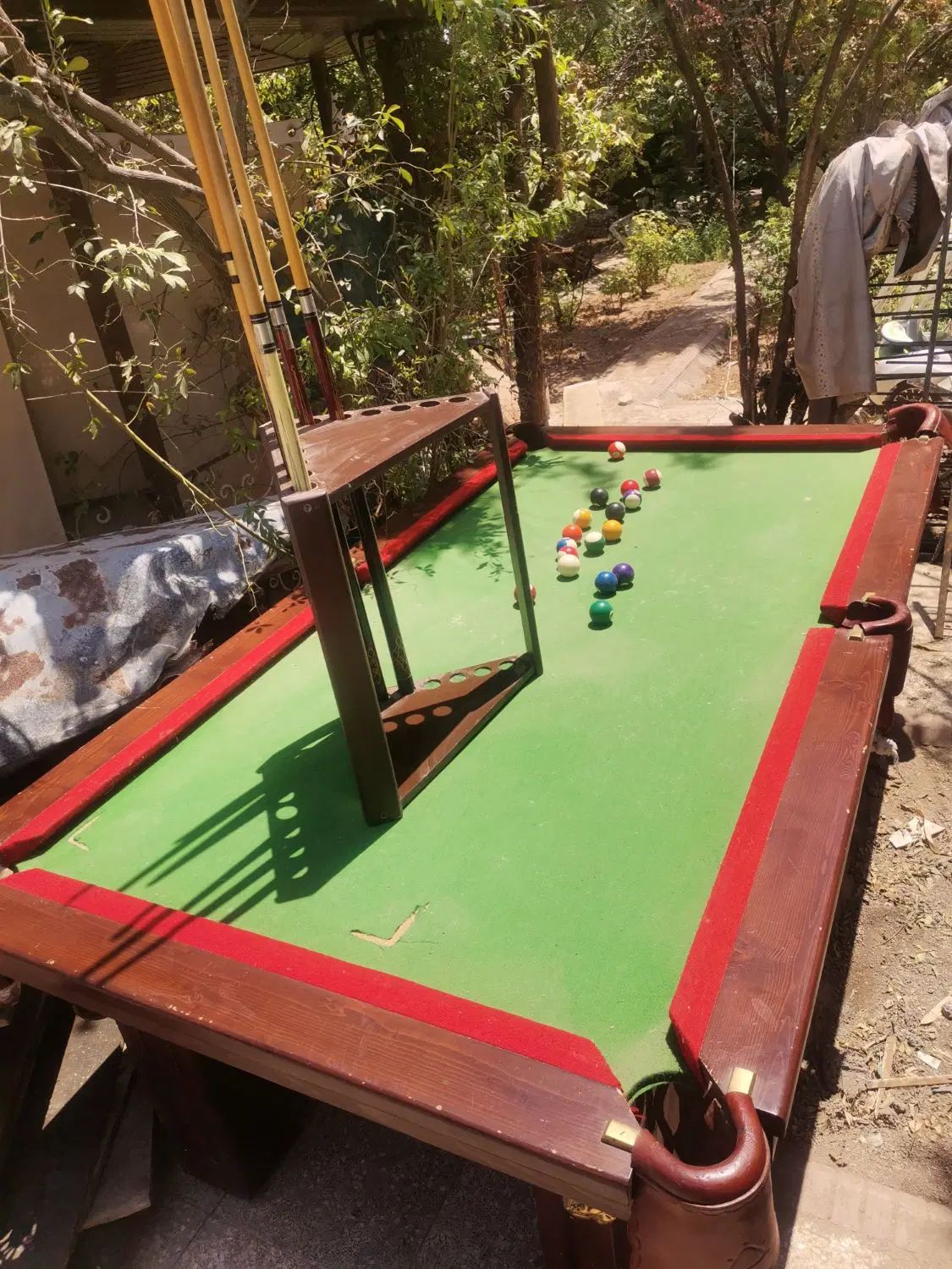 میز بیلیارد 8ball حرفه‌ای /تمیز و سالم /با لوازم|ورزش‌های توپی|رباط‌کریم, رباط‌کریم|دیوار