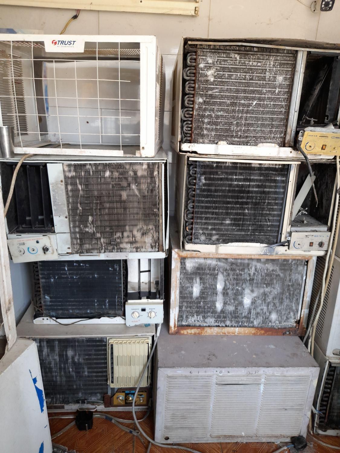 فروشی کولر سوخته اوراقی ضایعات خریدار|کولر گازی و فنکوئل|بندر امام خمینی, |دیوار