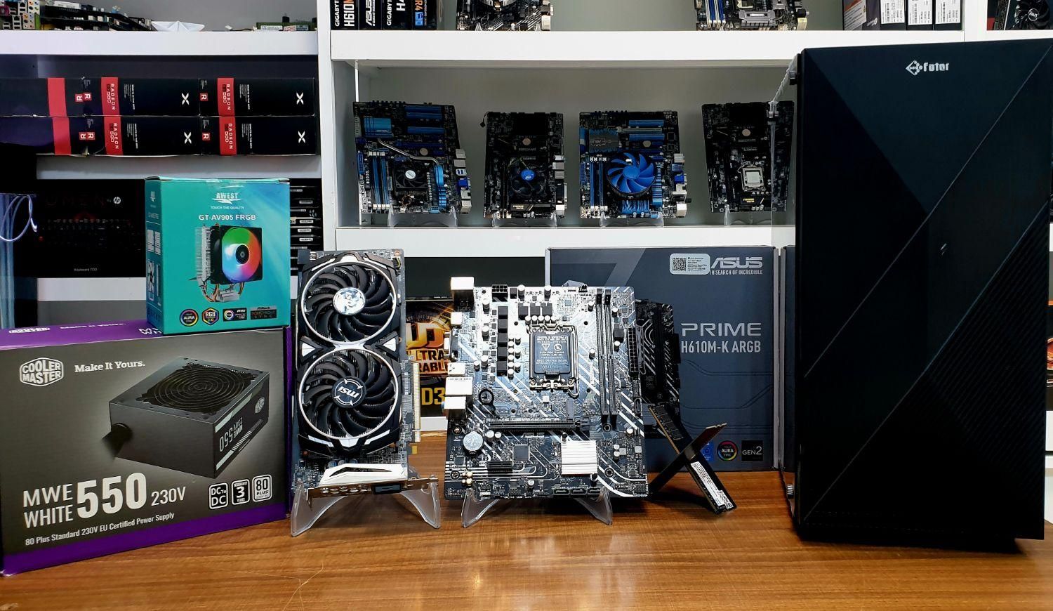 سیستم گیمینگ i3 12100F و RX 580 و 16GB RAM|رایانه رومیزی|مشهد, عامل|دیوار