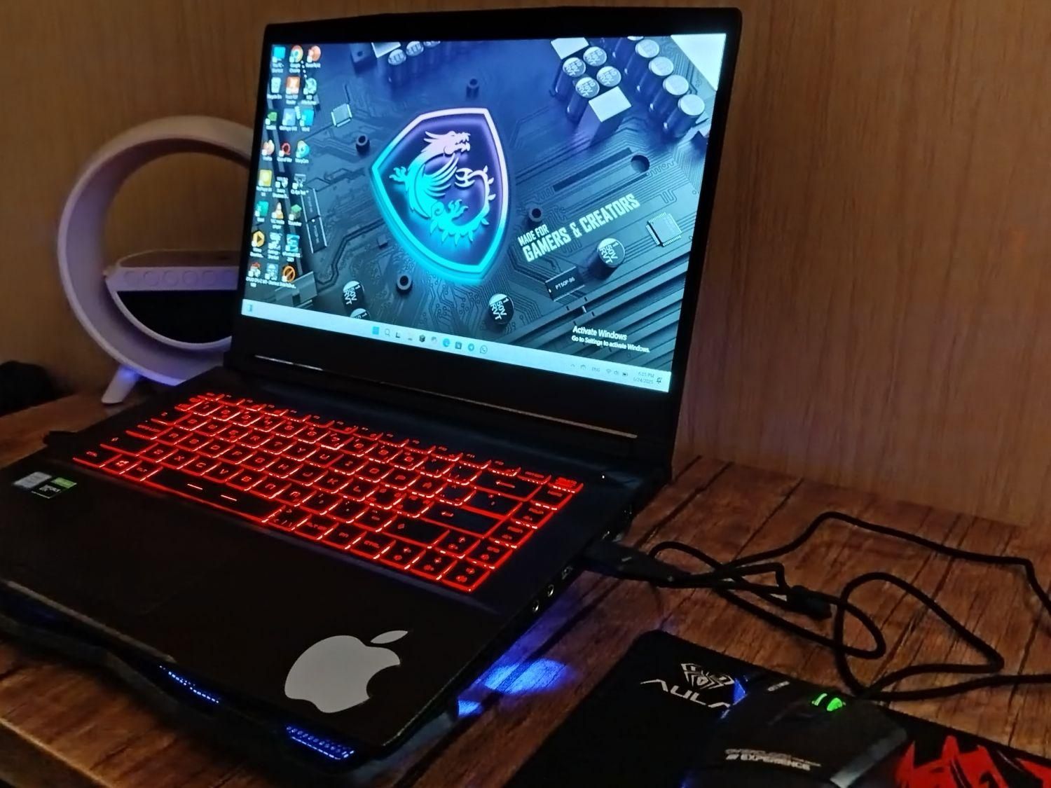 لپتاپ گیمینگ msi gf63 فول|رایانه همراه|نیشابور, شهرک جانبازان|دیوار