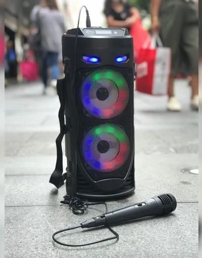 اسپیکر شارژی بلوتوثی40سانتی بیس دار خردکن قابلمه|سیستم صوتی خانگی|قم, سید معصوم|دیوار