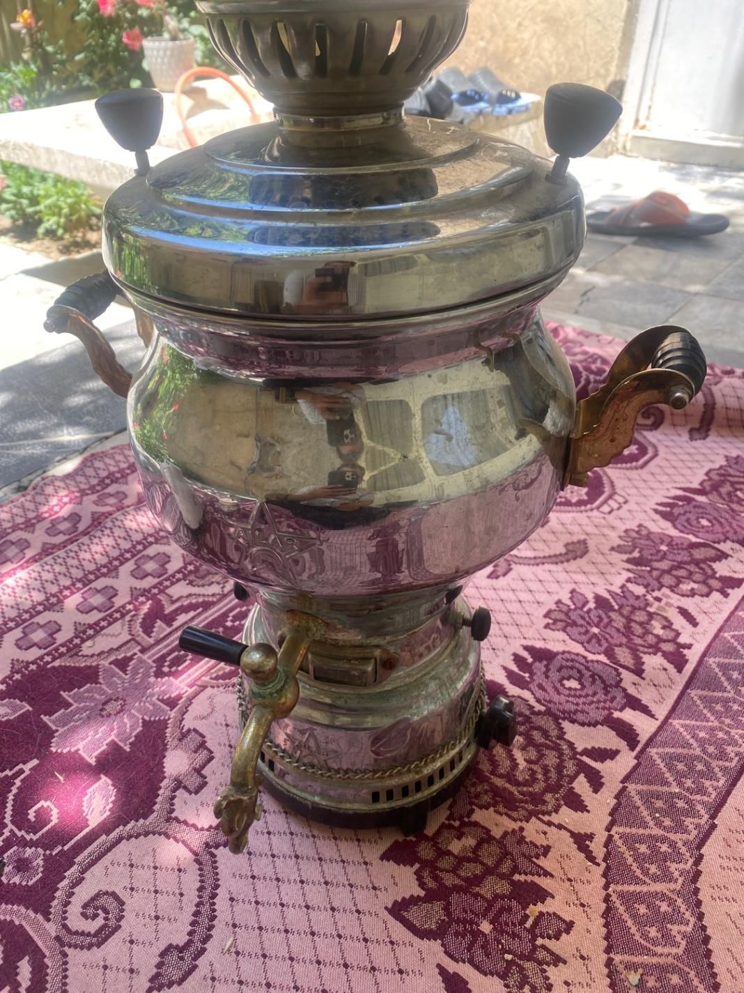 سماور مارک ایلار  کارکرده نیاز به سرویس گاز دارد|سماور، چای‌ساز، قهوه‌ساز|خوانسار, |دیوار