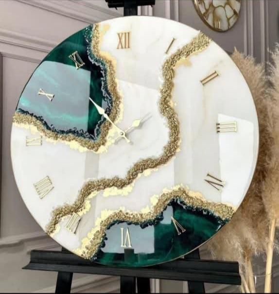 ساعت رزینی شیک|ساعت دیواری و تزئینی|رشت, پل تالشان|دیوار