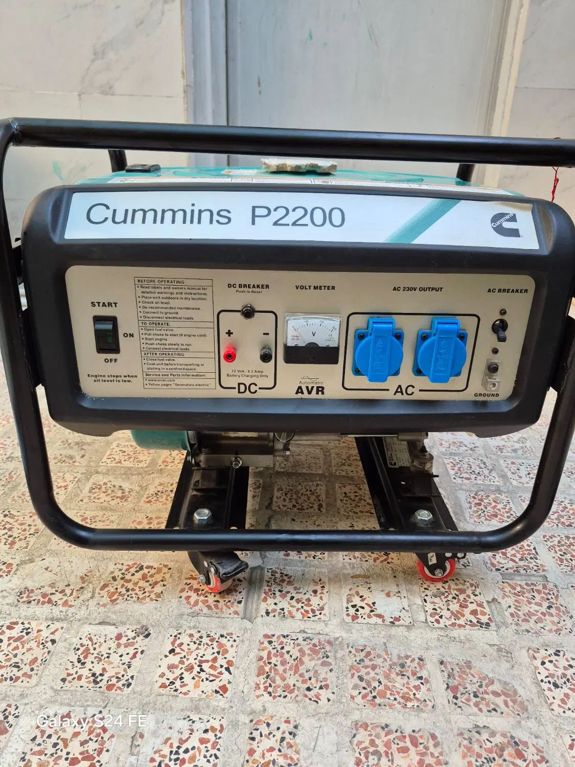 موتور برق کامینز cummins مدل p2200|ابزارآلات|تهران, اسکندری|دیوار