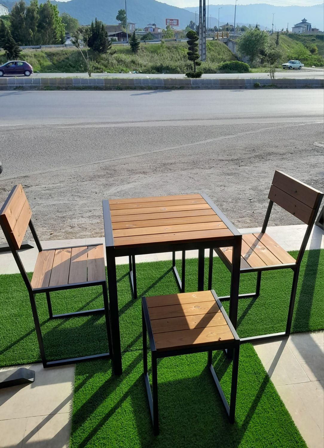 میز و صندلی و نیمکت|میز و صندلی غذاخوری|چالوس, |دیوار