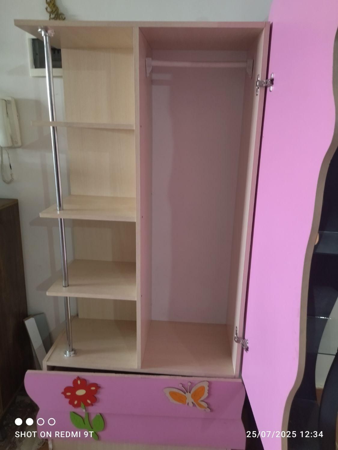 کمد کودک|جاکفشی، کمد، دراور|الشتر, |دیوار