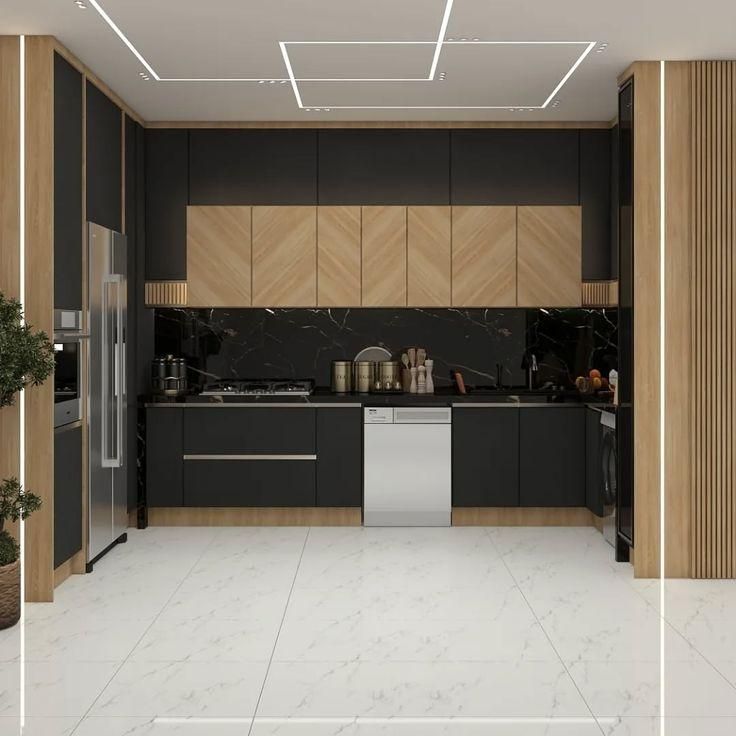 کابینت آشپزخانه/مشکی و چوب/مات/۷روزه/|مصالح و تجهیزات ساختمان|تهران, پاسداران|دیوار