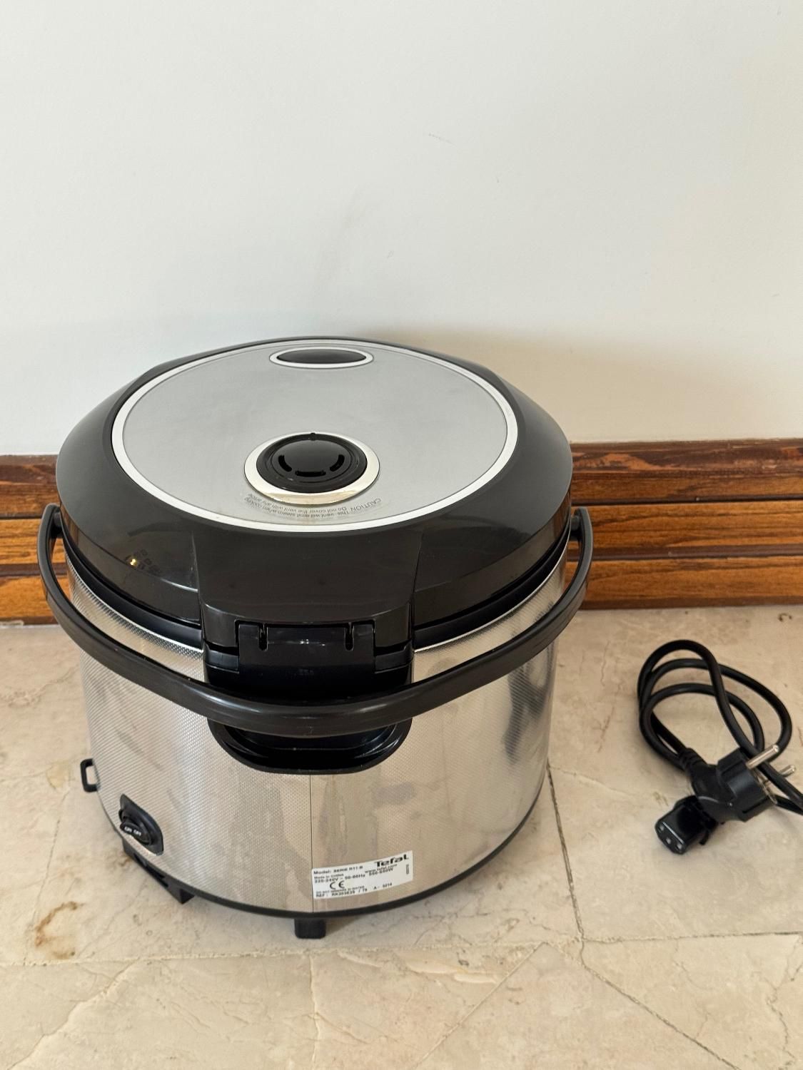 پلوپز برند تفال tefal استیل  تمیز و سالم|اجاق گاز و لوازم برقی پخت‌وپز|تهران,  امام زاده قاسم (نیاوران)|دیوار