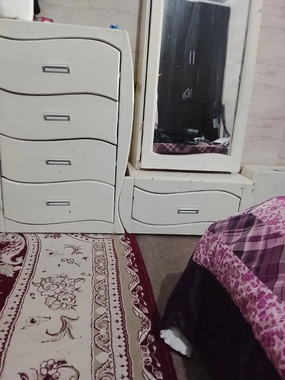 کمد لباس آینه دراور میز تی وی جاکفشی ایستاده|جاکفشی، کمد، دراور|مشهد, طبرسی شمالی|دیوار