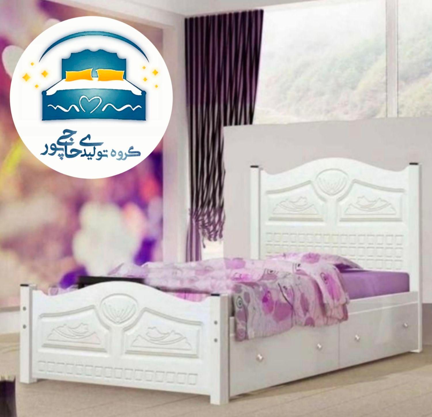 تخت خواب یک نفره حاجی پور(تختخواب۱یکنفره)تشک سوژین|تخت و سرویس خواب|مشهد, حسین‌آباد|دیوار