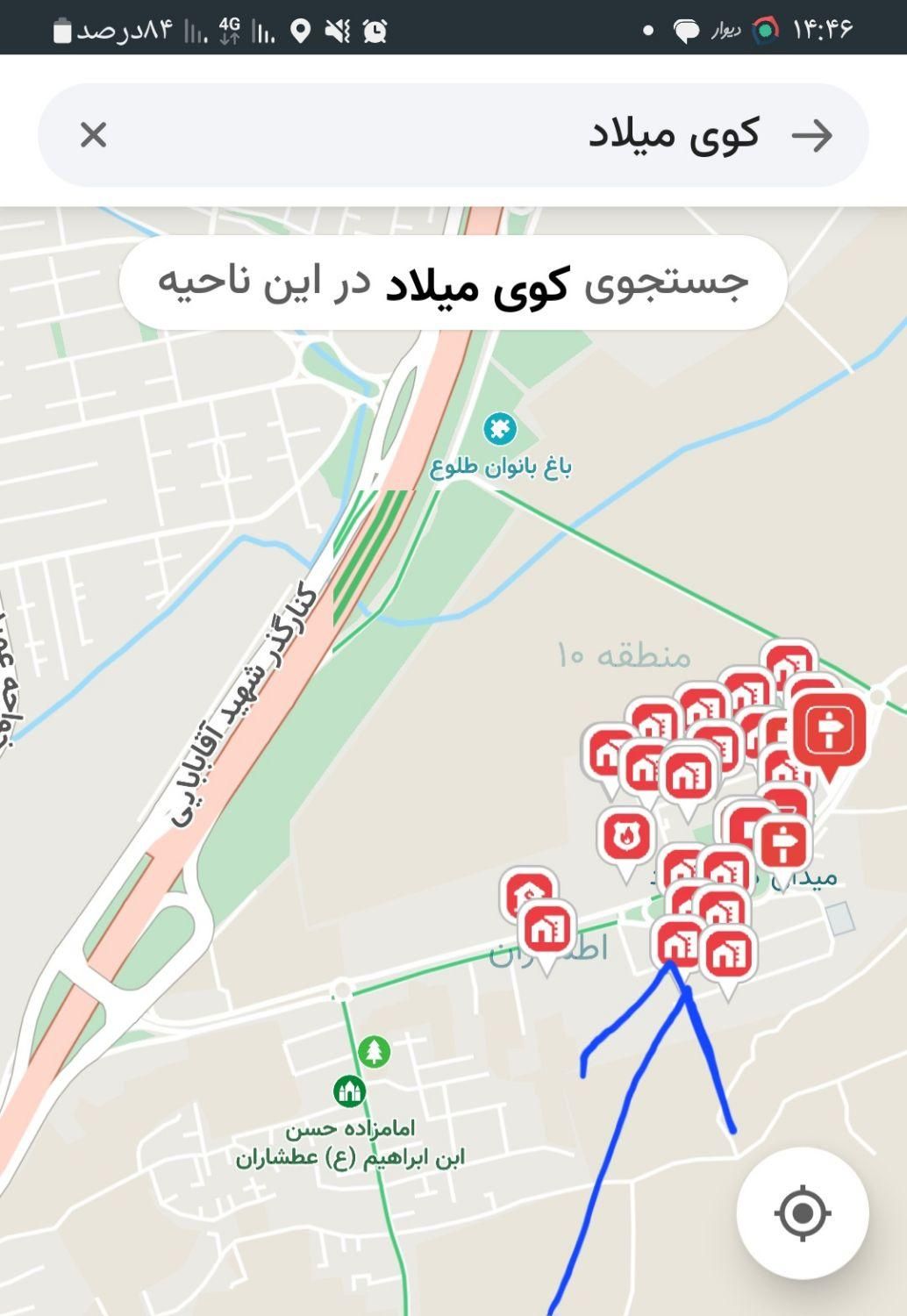 فروش آپارتمان ۷۸ متری ۱ خوابه در کوی میلاد|فروش آپارتمان|اصفهان, کوی میلاد|دیوار
