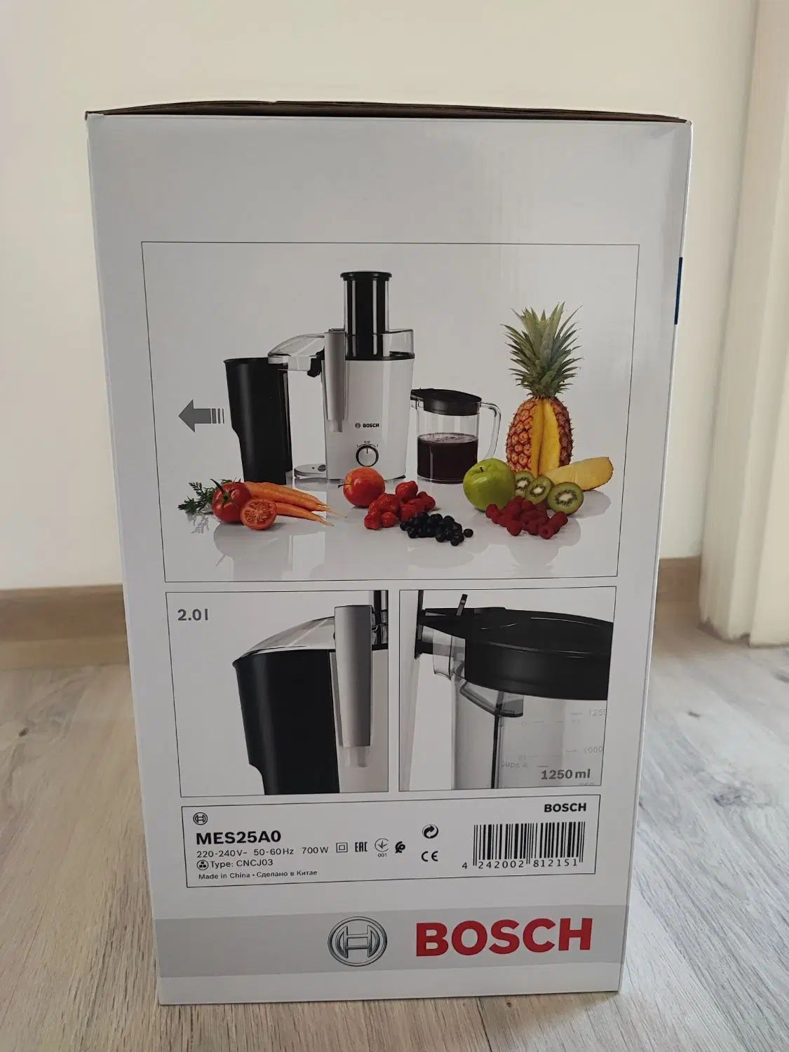 آبمیوه گیر بوش مدل MES250A0|آبمیوه‌گیر و آب‌مرکبات‌گیر|تهران, تهرانپارس شرقی|دیوار
