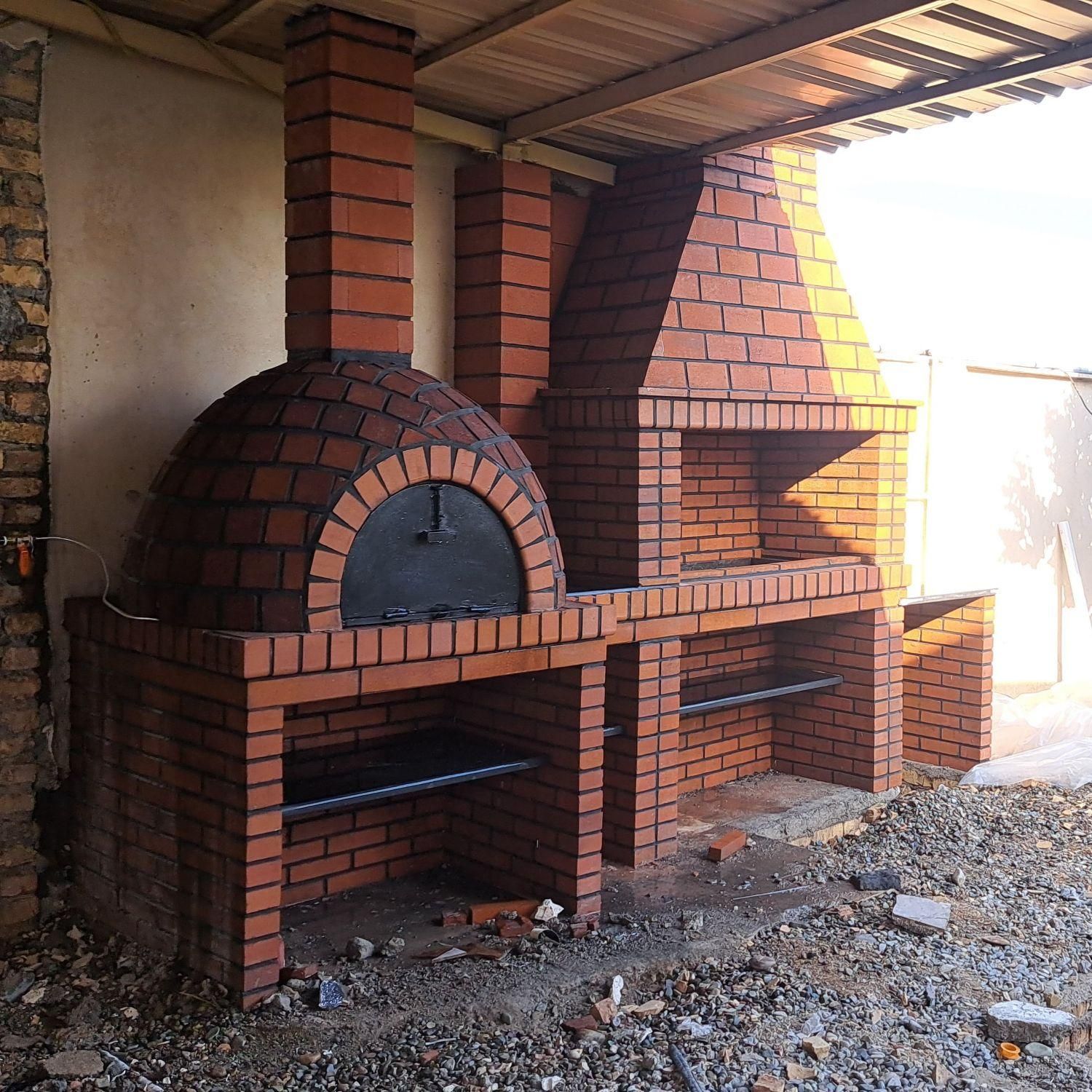 کباابپزز آجری کلیه کارهای آجری و سنتی تنور پیتزا|خدمات پیشه و مهارت|بندر گناوه, |دیوار