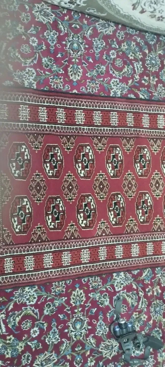 گلیم جاجیم دست بافت اصل ترکمن یک در یک متر|گلیم، جاجیم، گبه|مشهد, عبادی|دیوار