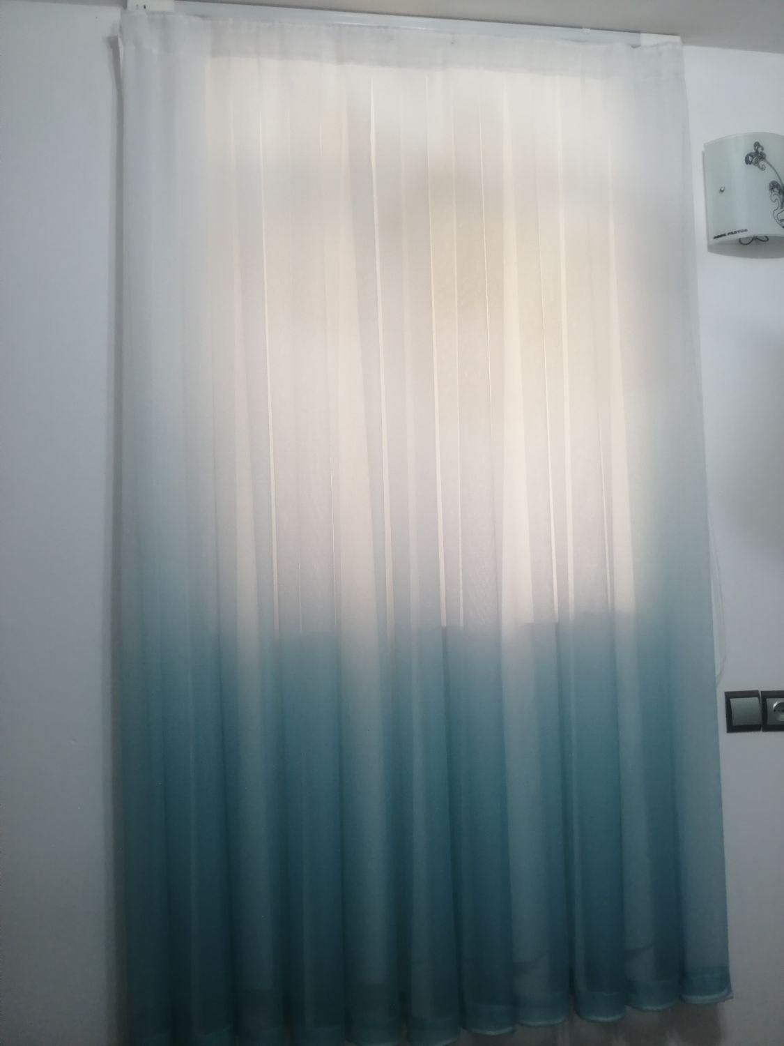 2 تا پرده درحدنو با آستر و چوب پرده|پرده، رانر، رومیزی|خواف, |دیوار