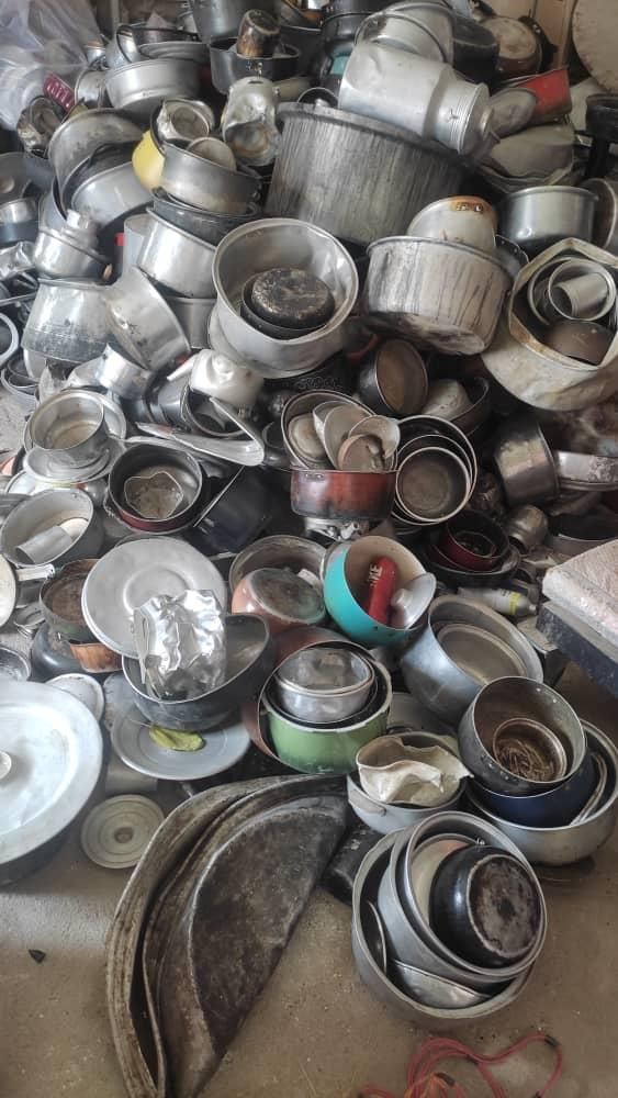 ظروف آلومینیوم|ظروف پختوپز|کلاله, |دیوار