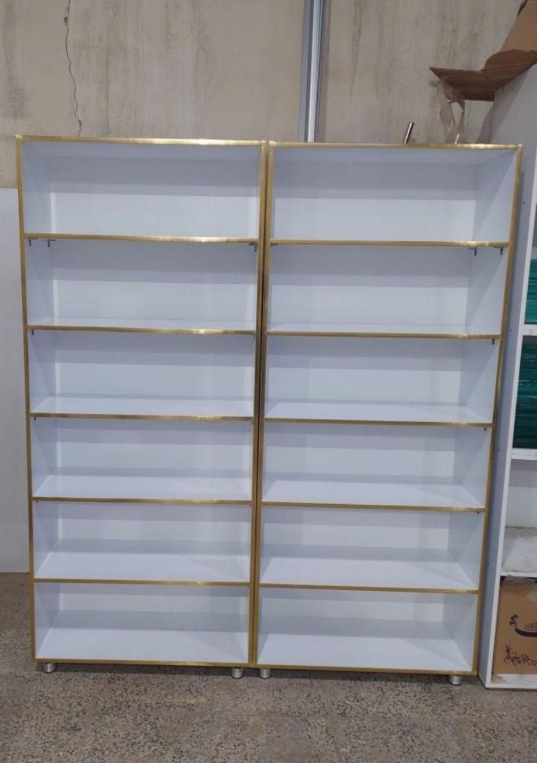 قفسه کتابخانه آرایشی دکور خرازی پوشاک سوپر عطاری|فروشگاه و مغازه|کرمان, |دیوار