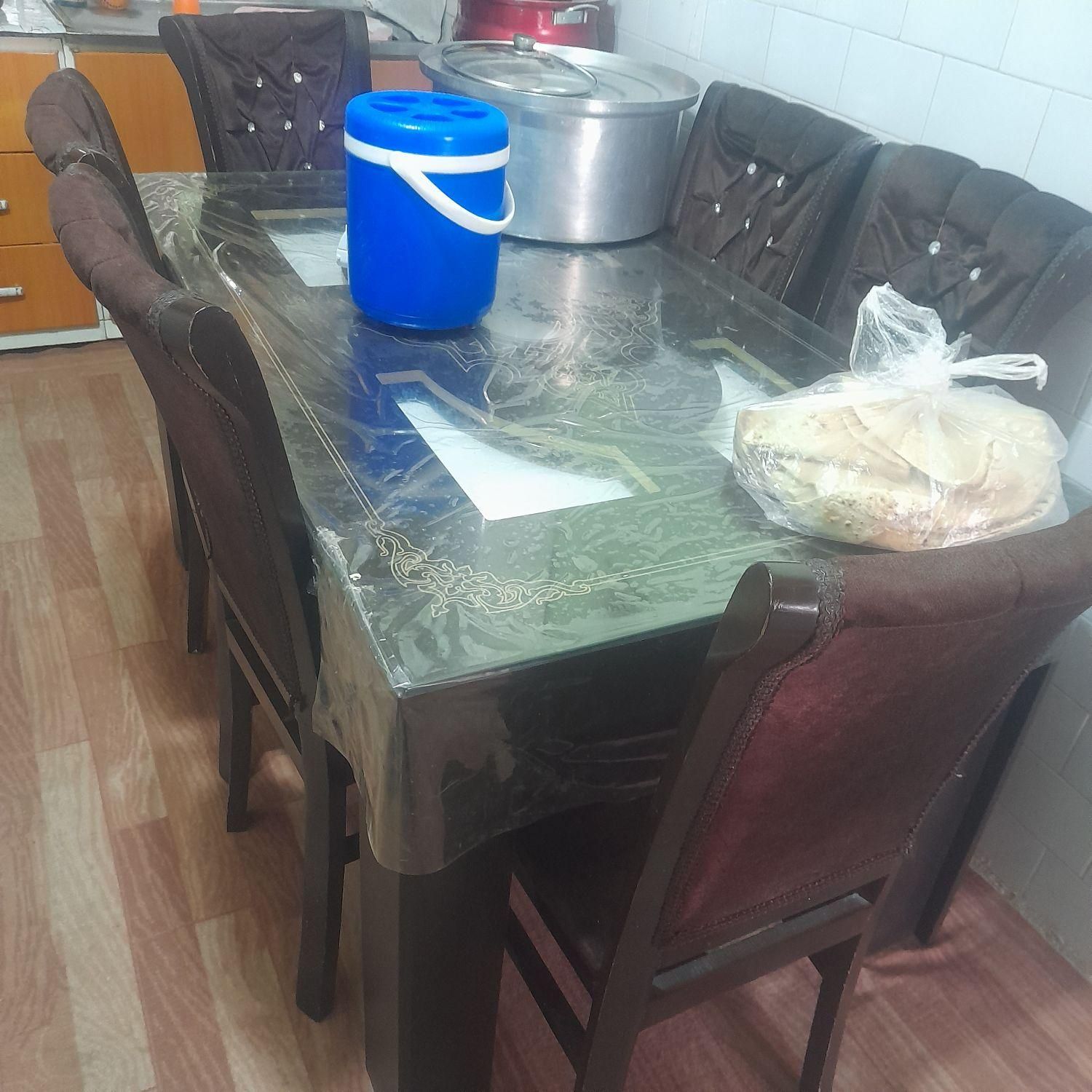 میز نهارخوری بدوم زدگی|میز و صندلی غذاخوری|اندیمشک, |دیوار