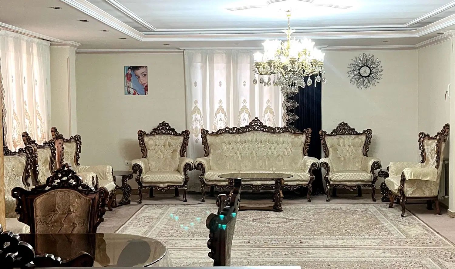 مبل ۹ نفره با میزناهارخوری ۶ نفره|مبلمان خانگی و میز عسلی|تهران, شهرک رضویه|دیوار