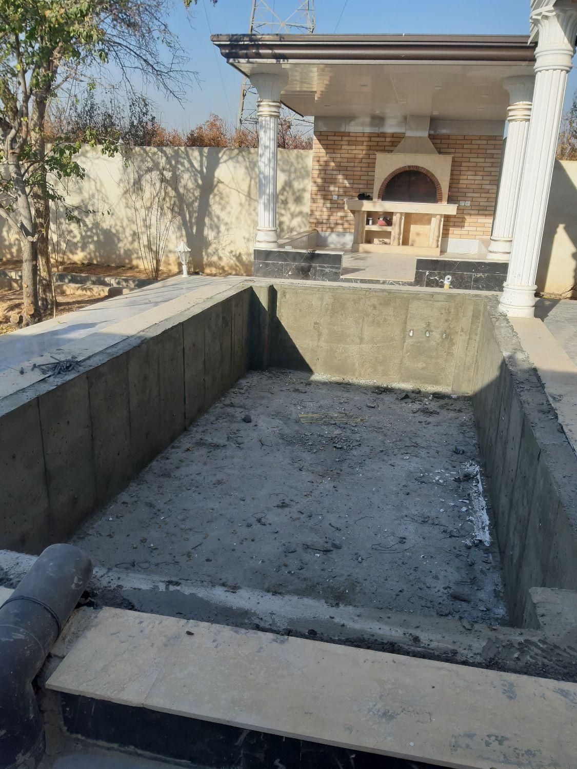 ساخت استخر باغ ویلا فنداسیون سوله با مصالح|خدمات پیشه و مهارت|اصفهان, کوی امیریه|دیوار