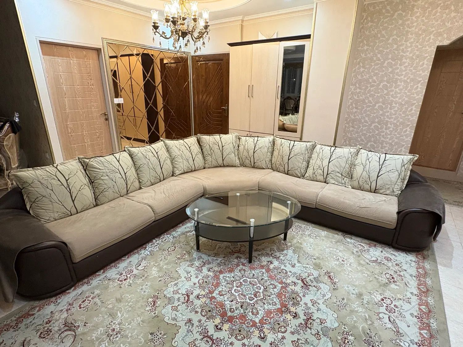 مبل راحتی مدل L|مبلمان خانگی و میز عسلی|کرج, شهرک ولیعصر|دیوار