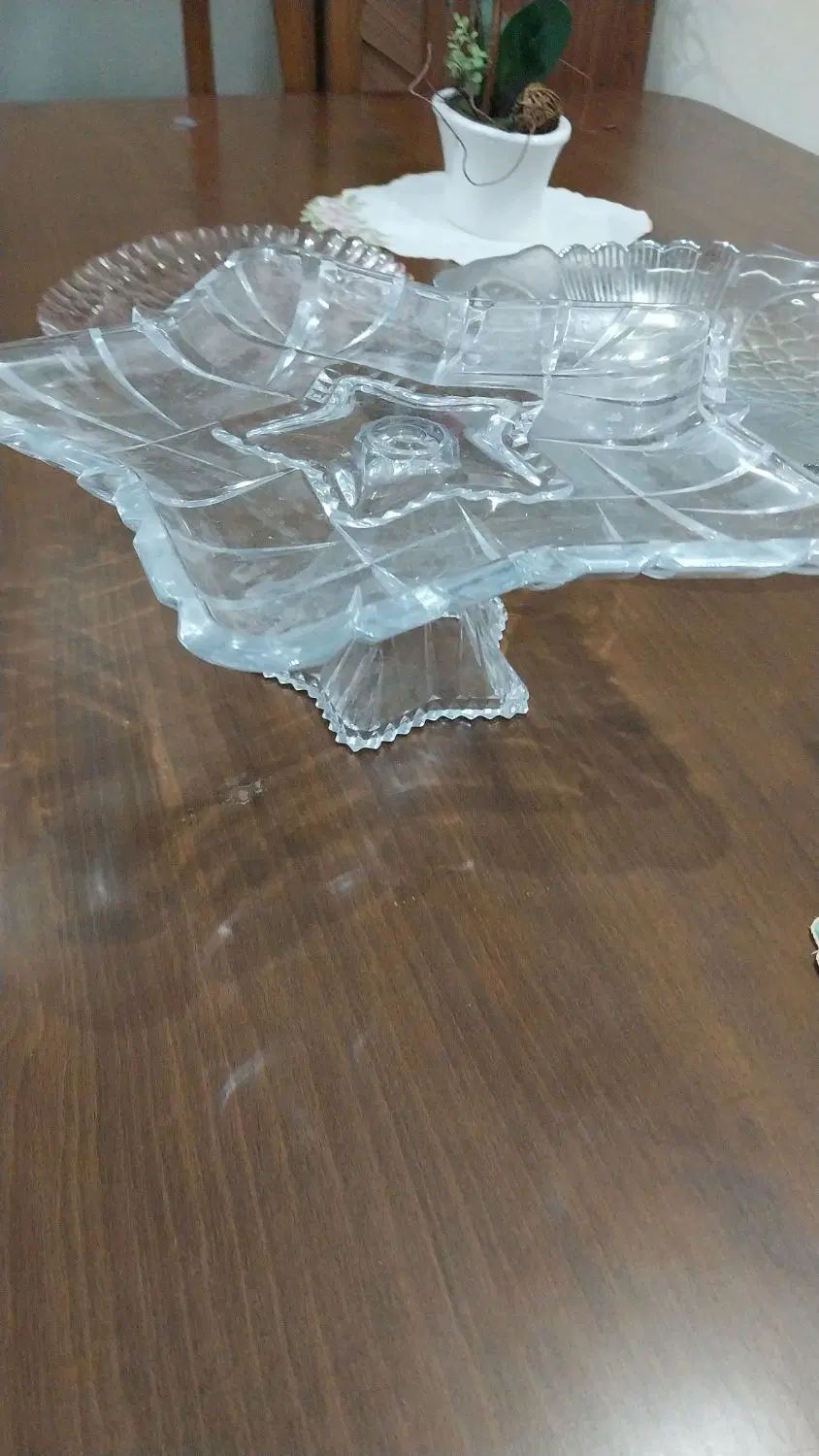 میوه خوری بزرگ ۷رنگ کریستال چک قدیمی شیرینی ژاپن|ظروف سرو و پذیرایی|تهران, استقلال|دیوار