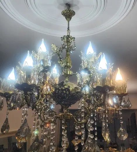 لوستر برنجی|لوستر و چراغ آویز|تهران, اوقاف|دیوار