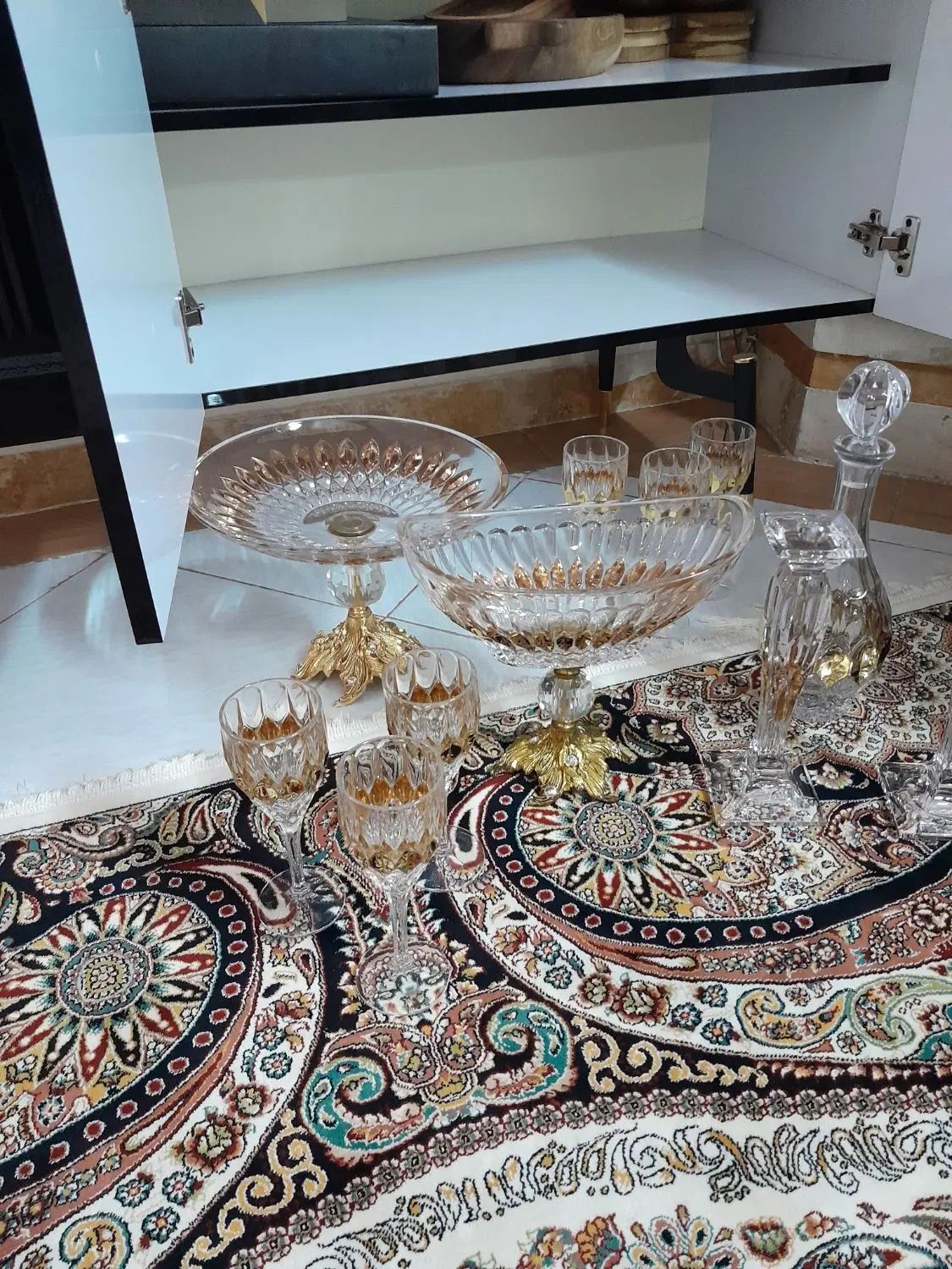 سرویس کریستال چک ناخمن آلمان|ظروف سرو و پذیرایی|تهران, افسریه شمالی|دیوار