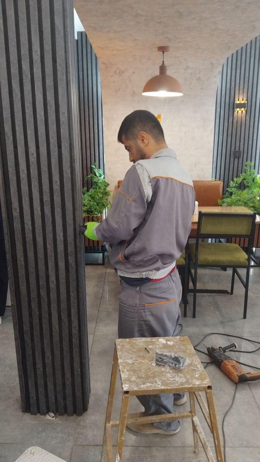 نقاش نصاب قرنیز کاغذ دیواری دیوارکوب طراح داخلی|خدمات پیشه و مهارت|کردکوی, |دیوار