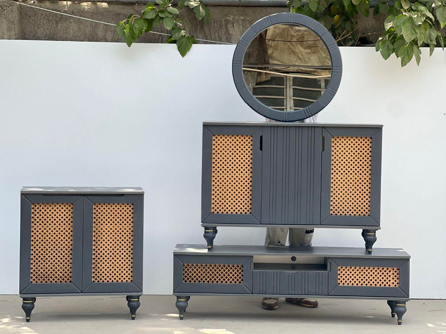 ست آینه کنسول|بوفه، ویترین، کنسول|رفسنجان, |دیوار