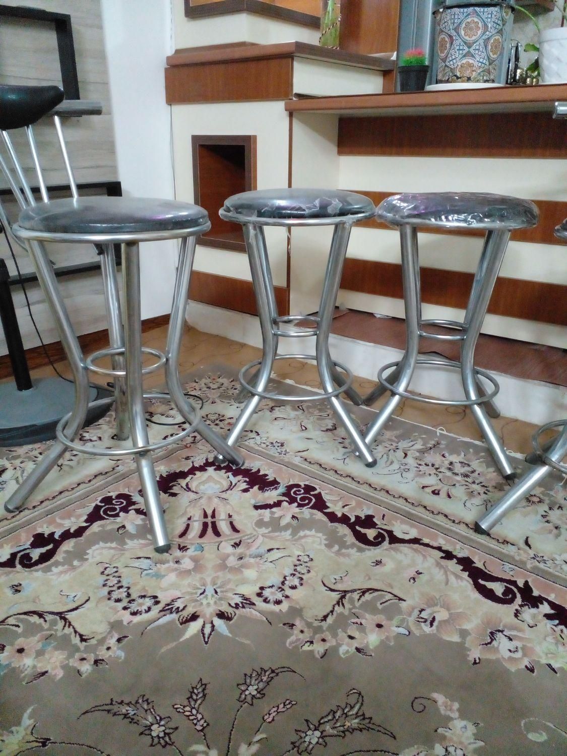 صندلی استیل|میز و صندلی غذاخوری|زرندیه, |دیوار