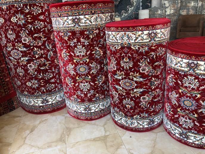 فرش افشان گل قرمز موکت مدرن ۱۱۹|فرش|قم, شاه ابراهیم|دیوار