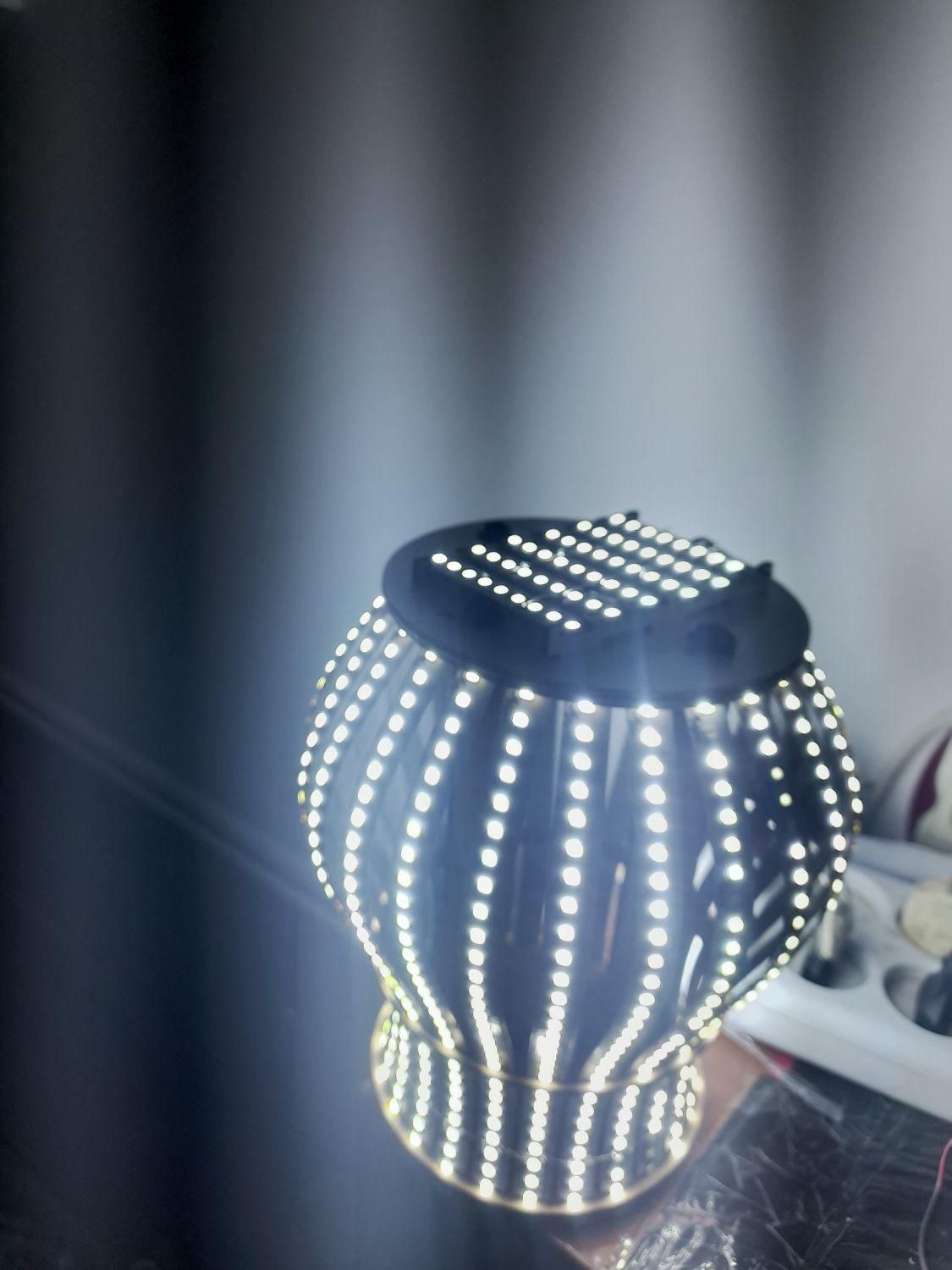 طراحی وساخت  انواع لامپ های دست ساز LED|لوستر و چراغ آویز|شیراز, صنایع الکترونیک|دیوار