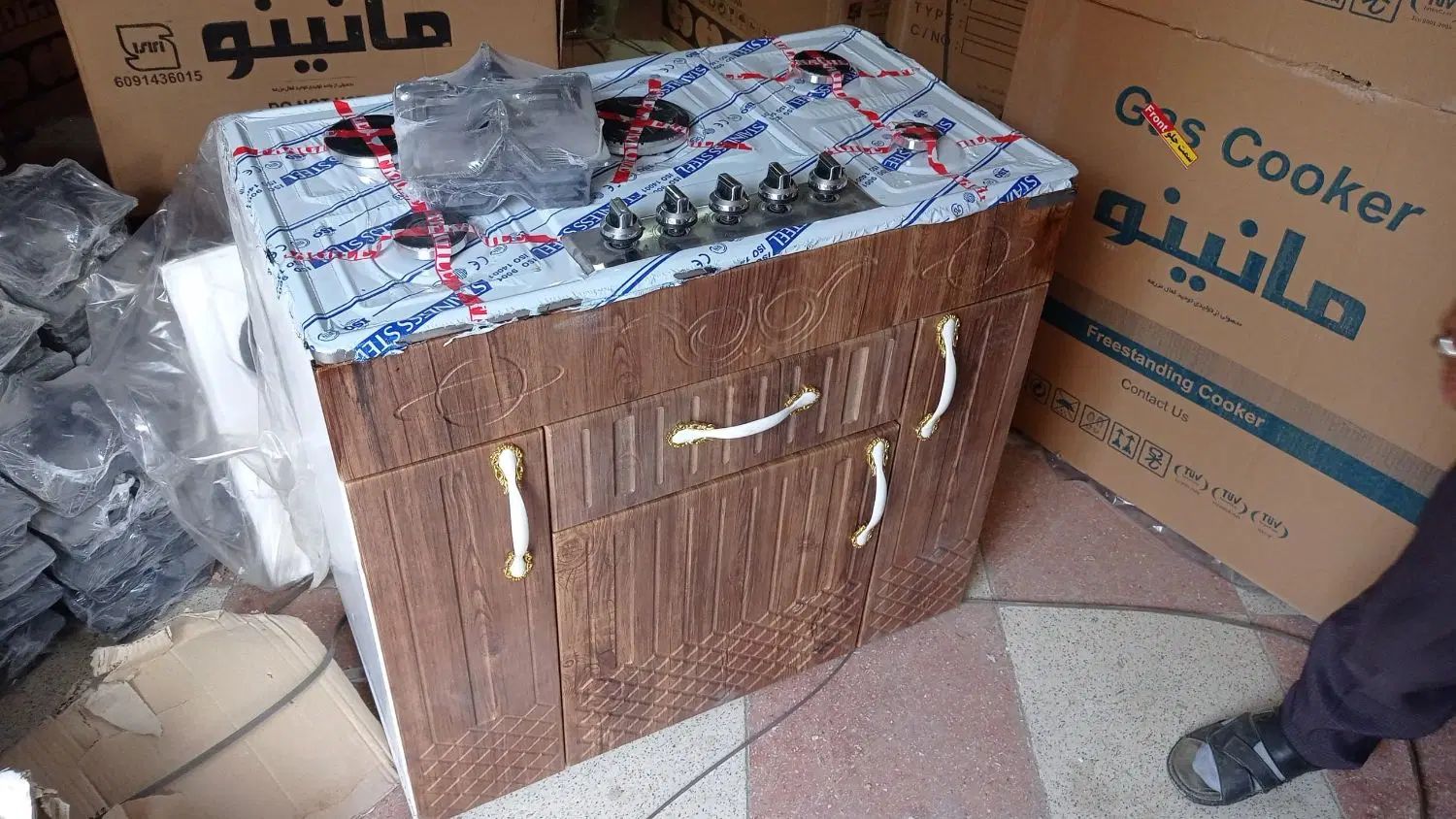 اجاق گاز طرح فر ام دی اف جنس خوب چدن مربع|اجاق گاز و لوازم برقی پخت‌وپز|اصفهان, پوریای ولی|دیوار
