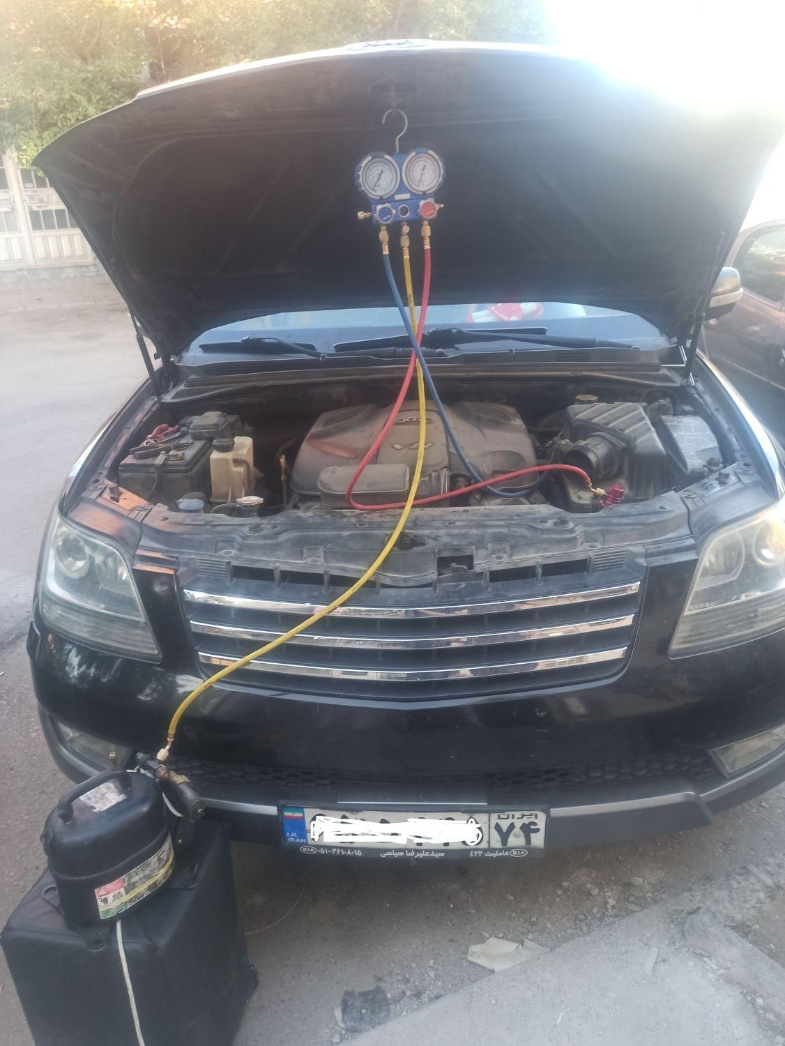 گاز کولر خودرو ۴۵۰ تعمیر کمپرسور کولر شارژ گاز|خدمات موتور و ماشین|مشهد, امامیه (شهرک غرب)|دیوار