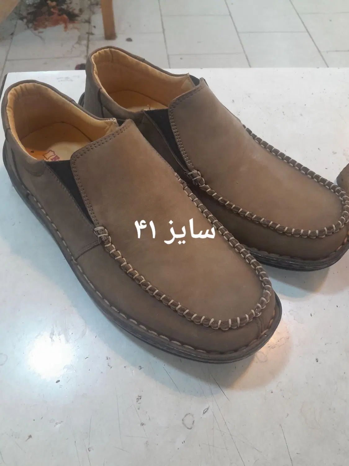 کفش چرم مردانه تک سایز|کیف، کفش، کمربند|تبریز, |دیوار