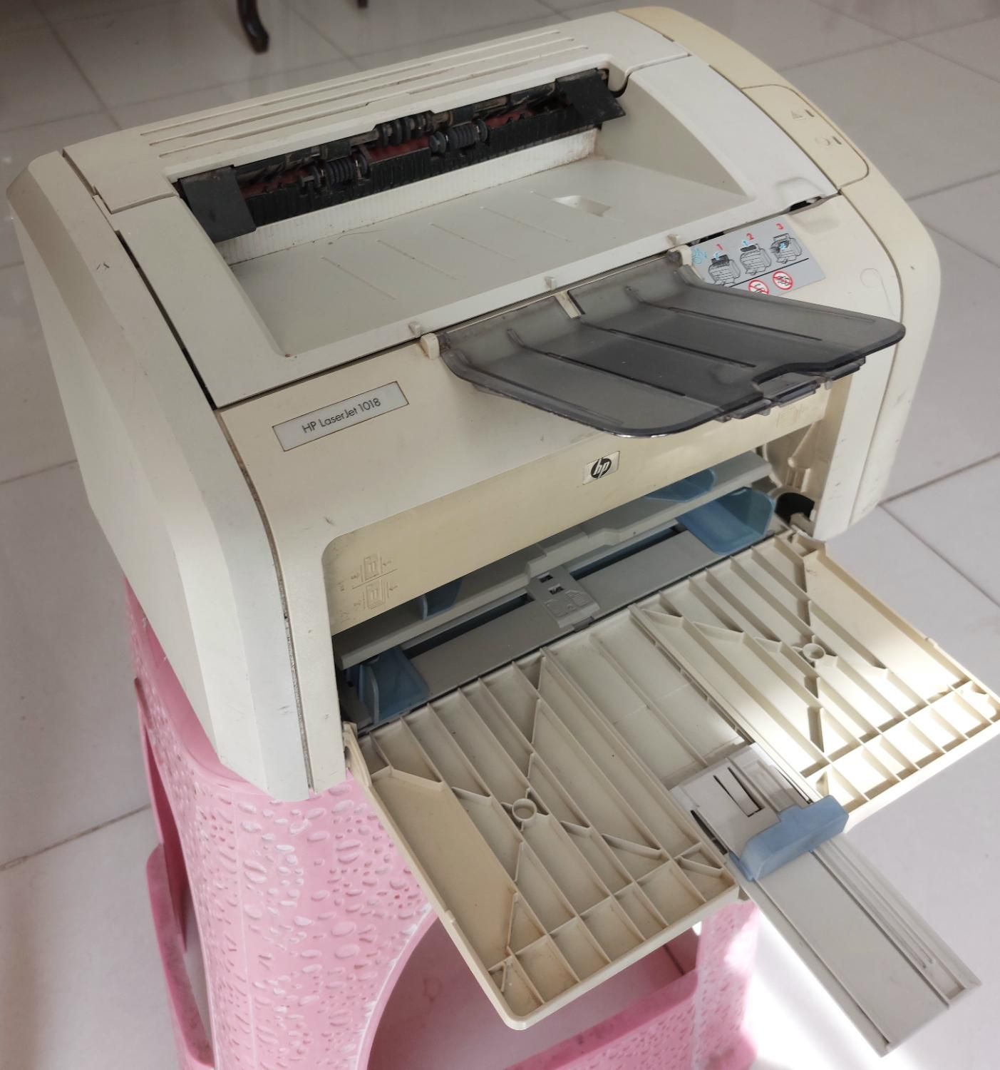 پرینتر hp 1018 لیزر جت تک کاره|پرینتر، اسکنر، کپی، فکس|تهران, صادقیه|دیوار
