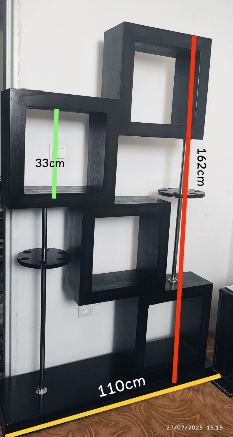 دکور پازلی و میز تلویزیون|بوفه، ویترین، کنسول|شاهین‌شهر, شهرک پردیس|دیوار