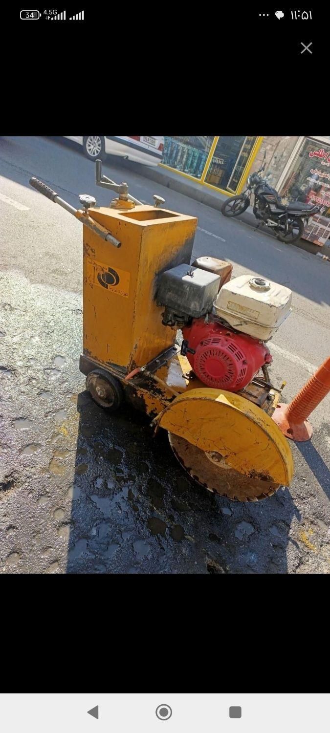 کاتر برش آسفالت .بتن مسلح و عادی سقف دالوغیره|خدمات پیشه و مهارت|قم, شهرک قدس|دیوار