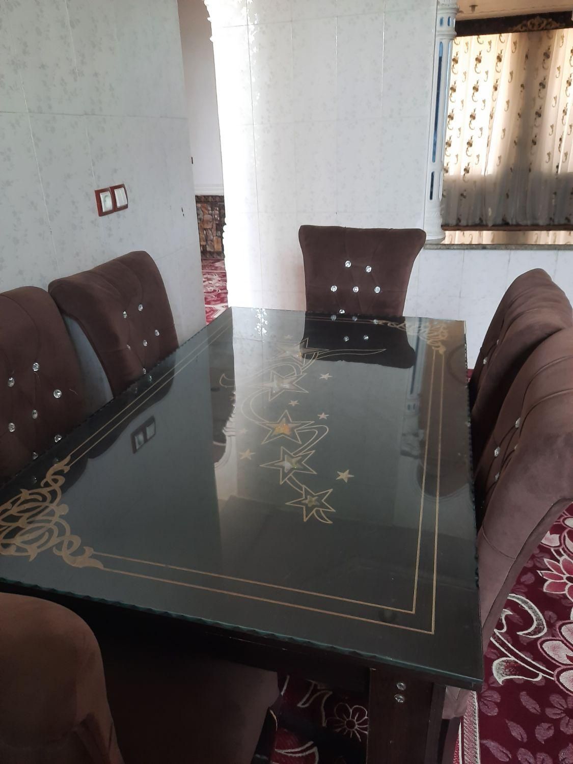میز نهار خوری درحدنو کوهچنار|میز و صندلی غذاخوری|کازرون, |دیوار