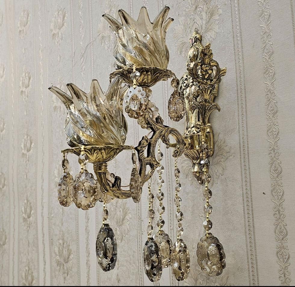 دیوارکوب برنز برنجی. شاکر|صنایع دستی و سایر لوازم تزئینی|اردبیل, |دیوار