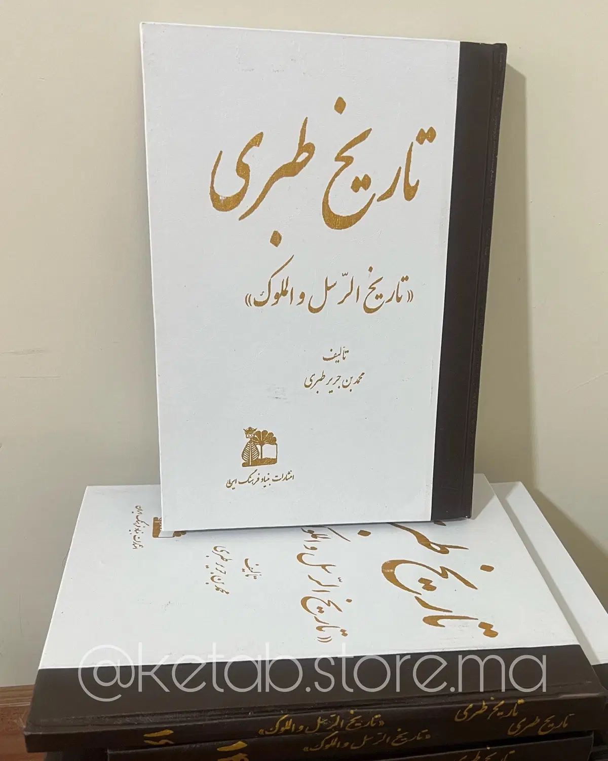 تاریخ طبری نسخه۷۰۰۰صفحه ای کاملترین نسخه جهان|کتاب و مجله تاریخی|تهران, فلسطین (میدان انقلاب)|دیوار