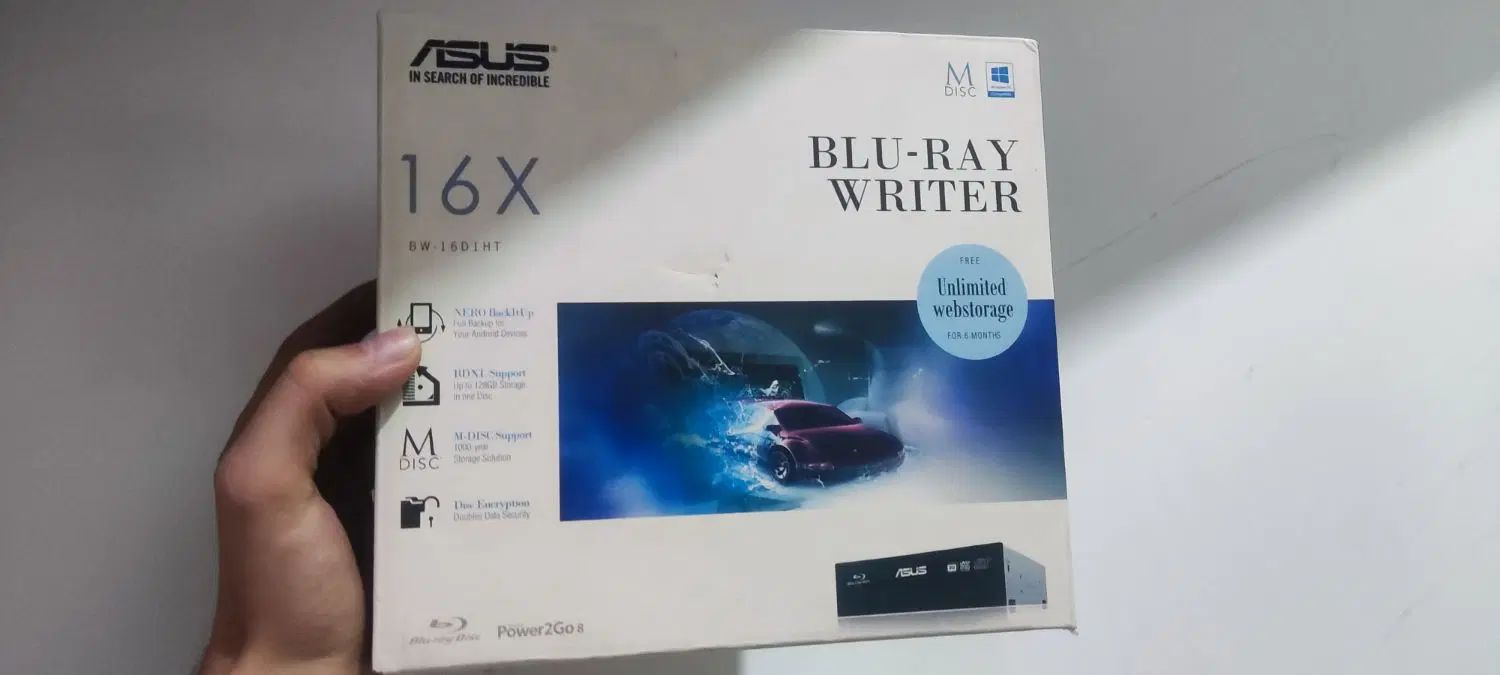 بلوری رایتر blue-ray مارک asus|قطعات و لوازم جانبی رایانه|مشهد, آزادشهر|دیوار
