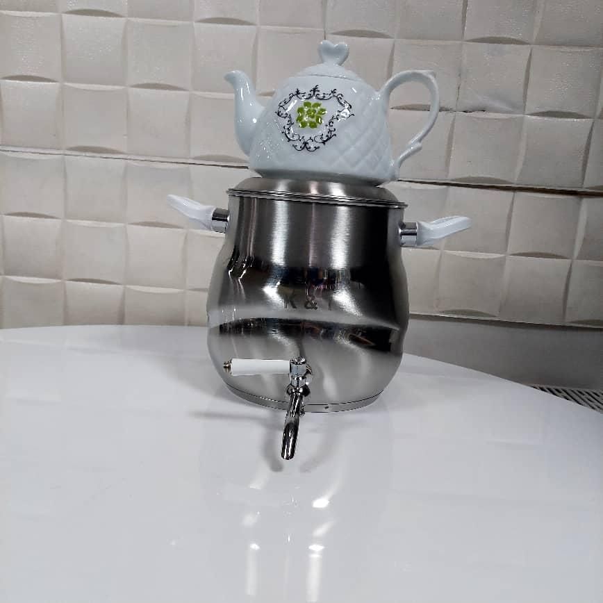 کتری و قوری روگازی استیلK&T (ظروف امیران)|قوری، کتری، قهوهساز دستی|تبریز, |دیوار