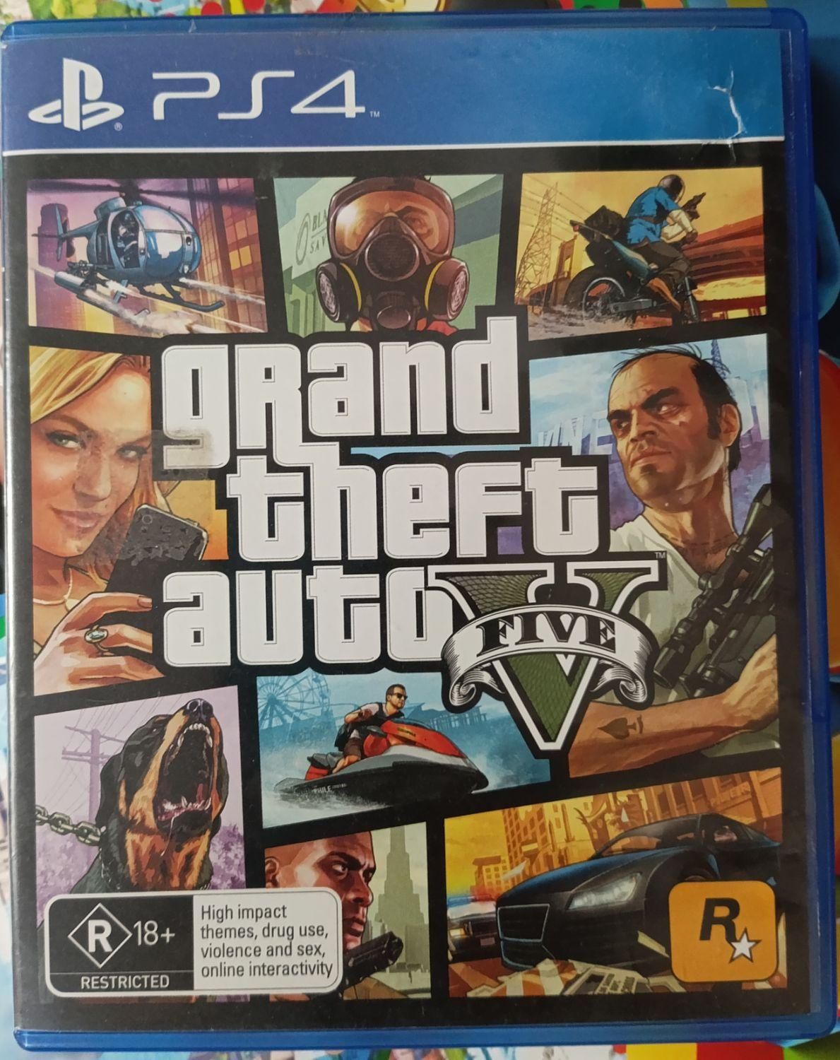 GtaV برای ps4 درحدنو|کنسول، بازی ویدئویی و آنلاین|آمل, |دیوار