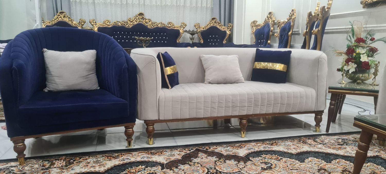 مبل ۴نفره نهار خوری ۸نفره|مبلمان خانگی و میز عسلی|قدس, |دیوار