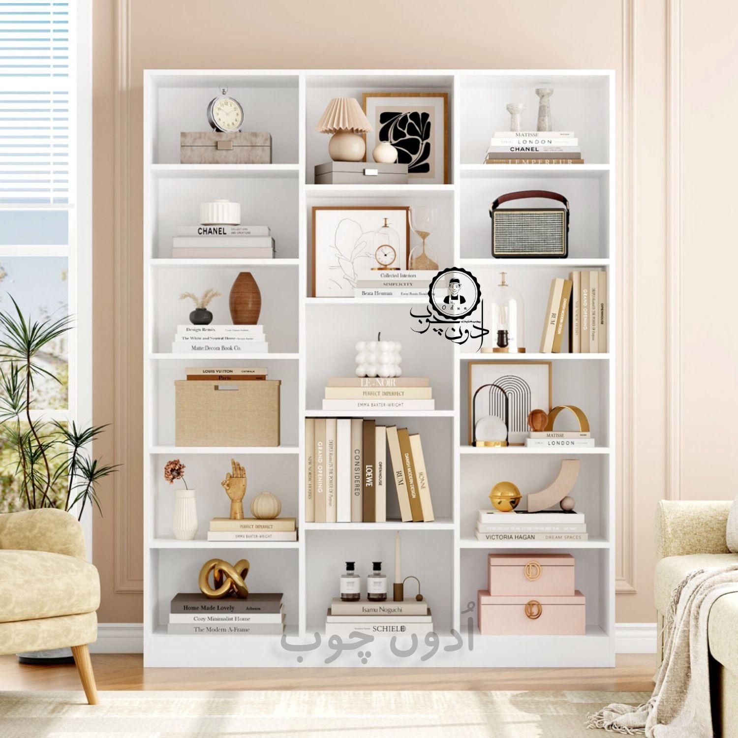 کتابخانه و قفسه کتاب مدل کیوان|کتابخانه، شلف، قفسه‌های دیواری|تبریز, |دیوار