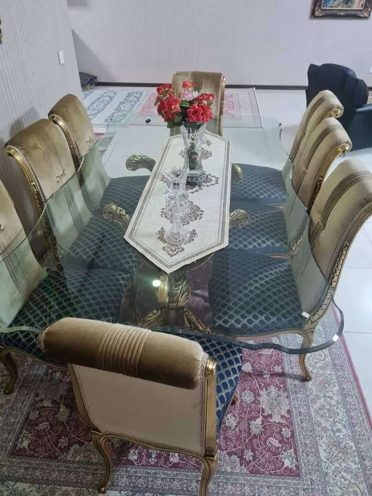 مبلمان استیل سورمه ای شامپاینی باشزلم درحد|مبلمان خانگی و میز عسلی|تهران, شهرک چیتگر|دیوار
