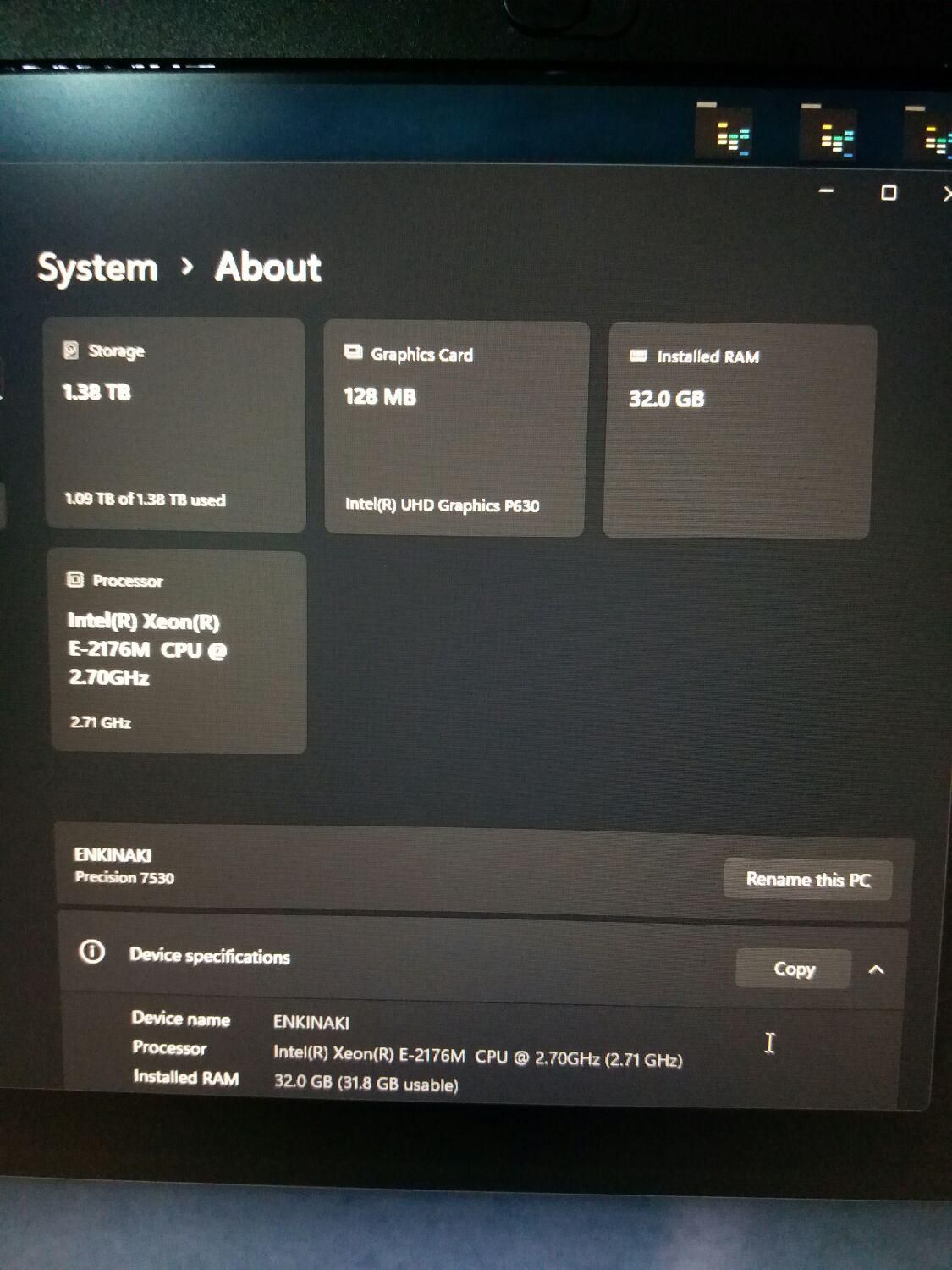Dell Precision 7530|رایانه همراه|تهران, فردوسی|دیوار